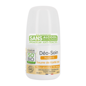 Sobio 24 Hr Deodorant Sensitive Skin Organic Shea Butter 50ml