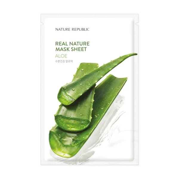 ماسك REAL NATURE ALOE MASK SHEET