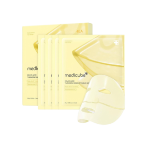 MEDICUBE Kojic Acid Turmeric Brightening Gel Mask 4ea